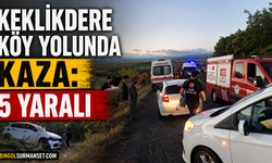 Keklikdere Köy Yolunda Kaza: 5 Yaralı