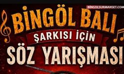 Bingöl Balının Şarkısı İçin Ödüllü Yarışma Yapılacak