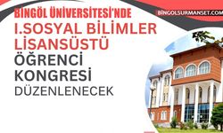 I. Sosyal Bilimler Lisansüstü Öğrenci Kongresi Düzenlenecek