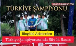 Bingöllü Atletlerden Türkiye Şampiyonası'nda Büyük Başarı