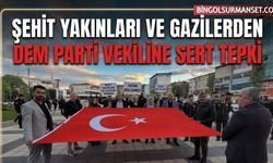 Şehit Yakınları ve Gazilerden DEM Parti Vekiline Sert Tepki