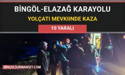 Bingöl-Elazığ Karayolu Yolçatı Mevkiinde Kaza