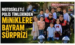 Motosikletli Polis Timlerinden Miniklere Bayram Sürprizi