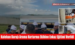 Kalehan Barajı Arama Kurtarma Ekibine Enkaz Eğitimi Verildi