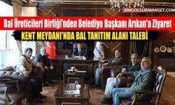 Bal Üreticileri Birliği'nden Belediye Başkanı Arıkan'a Ziyaret