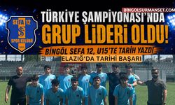 Bingöl Sefa12, U15’te Türkiye Şampiyonası’nda Grup Lideri Oldu