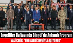 Engelliler Haftasında Bingöl'de Anlamlı Program