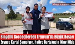 Bingöllü Boccecilerden Erzurum'da Büyük Başarı