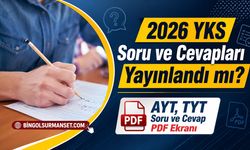 2026 YKS Soru ve Cevapları Yayınlandı mı? AYT, TYT Soru ve Cevap PDF Ekranı