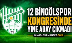 12 Bingölspor Kongresinde Yine Aday Çıkmadı