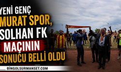 Yeni Genç Muratspor Solhan FK Maçının Sonucu Belli Oldu