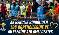 AK Gençlik Bingöl’den LGS Öğrencilerine ve Ailelerine Anlamlı Destek