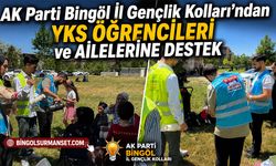 AK Parti Bingöl İl Gençlik Kolları’ndan YKS Öğrencileri ve Ailelerine Destek