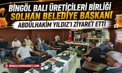 Bingöl Balı Üreticileri Birliği Abdülhakim Yıldız'ı Ziyaret Etti