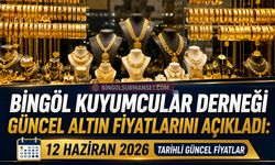 Bingöl Kuyumcular Derneği Güncel Altın Fiyatlarını Açıkladı