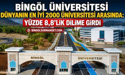 Bingöl Üniversitesi Dünyanın En İyi 2000 Üniversitesi Arasında