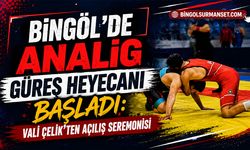 Bingöl’de ANALİG Güreş Heyecanı Başladı