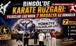 Bingöl’de Karate Rüzgarı: 7 Madalya ile Döndüler