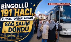 Bingöllü 191 Hacı, Kutsal Topraklardan Sağ Salim Döndü