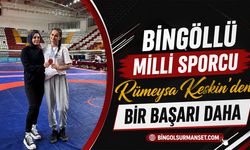 Bingöllü Milli Sporcu Rümeysa Keskin'den Bir Başarı Daha