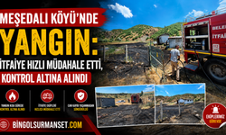Meşedalı Köyü’nde Yangın: İtfaiye Hızlı Müdahale Etti, Kontrol Altına Alındı