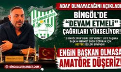 Bingöl’de Sporseverler Endişeli: Mehmet Engin Özturan "Aday Olmayacağım" Dedi