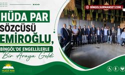 HÜDA PAR Sözcüsü Emiroğlu, Bingöl'de Engellilerle Bir Araya Geldi
