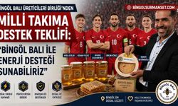 Bingöl Balı Üreticileri Birliği'nden Milli Takıma Destek Teklifi
