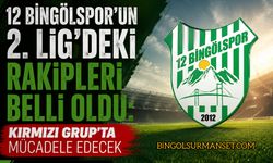 12 Bingölspor'un 2. Lig'deki Rakipleri Belli Oldu: Kırmızı Grup'ta Mücadele Edecek