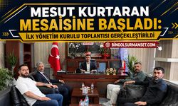 Mesut Kurtaran Mesaisine Başladı: İlk Yönetim Kurulu Toplantısı Gerçekleştirildi