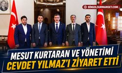 Mesut Kurtaran ve Yönetimi Cevdet Yılmaz’ı Ziyaret Etti