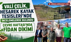 Vali Çelik, Hesarek Kayak Tesisleri'nde İncelemelerde Bulundu