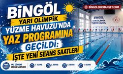 Bingöl Yarı Olimpik Yüzme Havuzu’nda Yaz Programına Geçildi