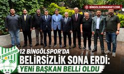 12 Bingölspor'da Belirsizlik Sona Erdi: Yeni Başkan Belli Oldu