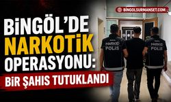 Bingöl’de Narkotik Operasyonu: Bir Şahıs Tutuklandı