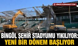 Bingöl Şehir Stadyumu Yıkılıyor: Yeni Bir Dönem Başlıyor