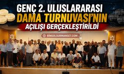 Genç 2. Uluslararası Dama Turnuvası'nın Açılışı Gerçekleştirildi
