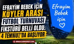 Efrayim Bebek İçin Köyler Arası Futbol Turnuvası Fikstürü Belli Oldu