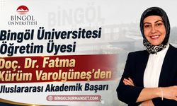 Doç. Dr. Fatma Kürüm Varolgüneş’ten Uluslararası Akademik Başarı