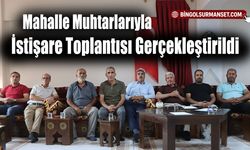 Mahalle Muhtarlarıyla İstişare Toplantısı Gerçekleştirildi