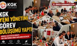 KGK Yeni Yönetimi Görev Bölüşümü Yaptı