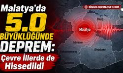 Malatya’da 5.0 Büyüklüğünde Deprem: Çevre İllerde de Hissedildi