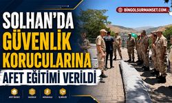 Solhan'da Güvenlik Korucularına Afet Eğitimi Verildi