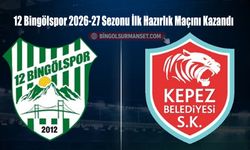 12 Bingölspor 2026-27 Sezonu İlk Hazırlık Maçını Kazandı