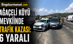 Ağaçeli Köyü Mevkiinde Trafik Kazası: 6 Yaralı
