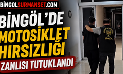 Bingöl’de Motosiklet Hırsızlığı Zanlısı Tutuklandı
