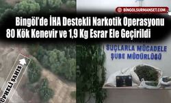 Bingöl’de İHA Destekli Narkotik Operasyonu