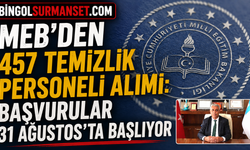 MEB'den 457 Temizlik Personeli Alımı: Başvurular 31 Ağustos’ta Başlıyor