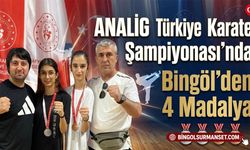 ANALİG Türkiye Karate Şampiyonası’nda Bingöl’den 4 Madalya