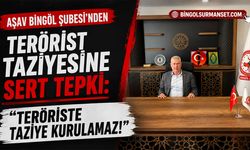 AŞAV Bingöl Şubesi’nden Terörist Taziyesine Sert Tepki